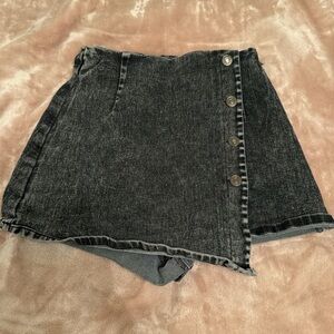Dry Goods Black Denim Skirt